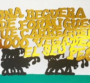 Una reguera de formigues que carreguen 1000 vegades el seu pes